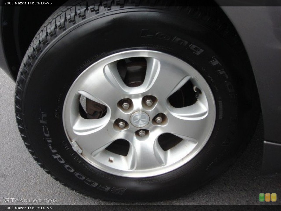 2003 Mazda Tribute LX-V6 Wheel and Tire Photo #61837161