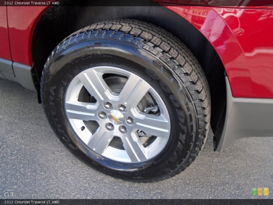 2012 Chevrolet Traverse LT AWD Wheel and Tire Photo #61837269