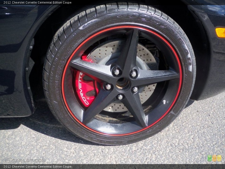 2012 Chevrolet Corvette Centennial Edition Coupe Wheel and Tire Photo #61839332
