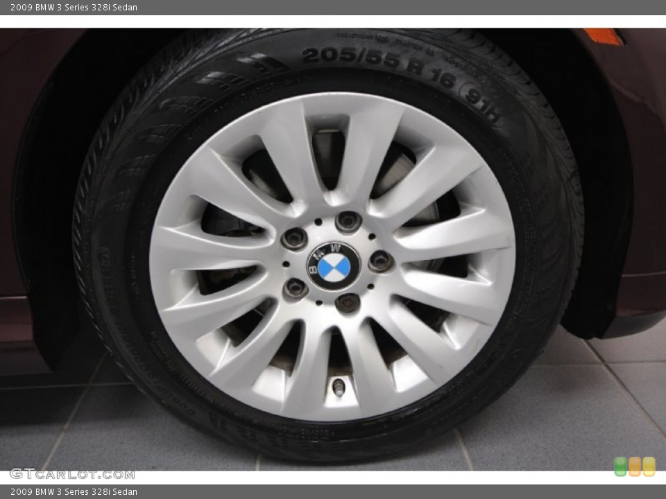 2009 BMW 3 Series 328i Sedan Wheel and Tire Photo #61842618