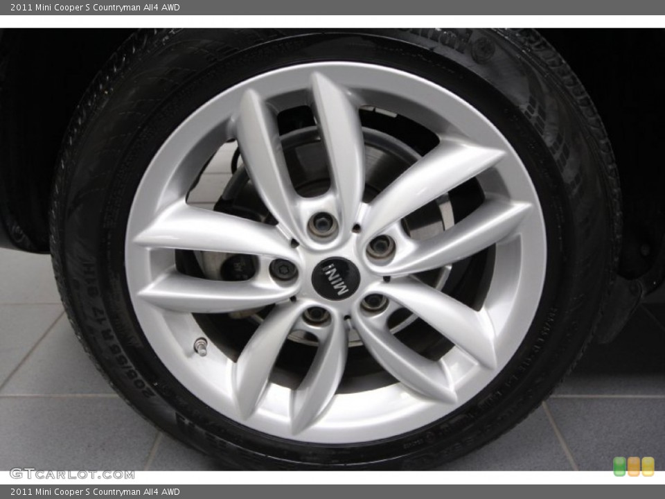 2011 Mini Cooper S Countryman All4 AWD Wheel and Tire Photo #61843360