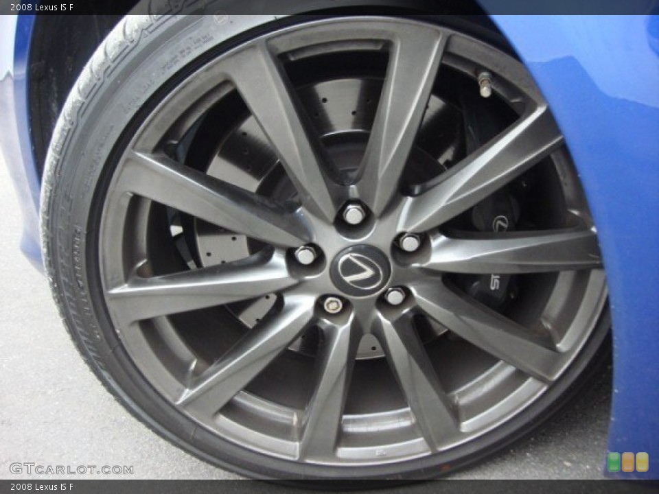 2008 Lexus IS F Wheel and Tire Photo #61845591