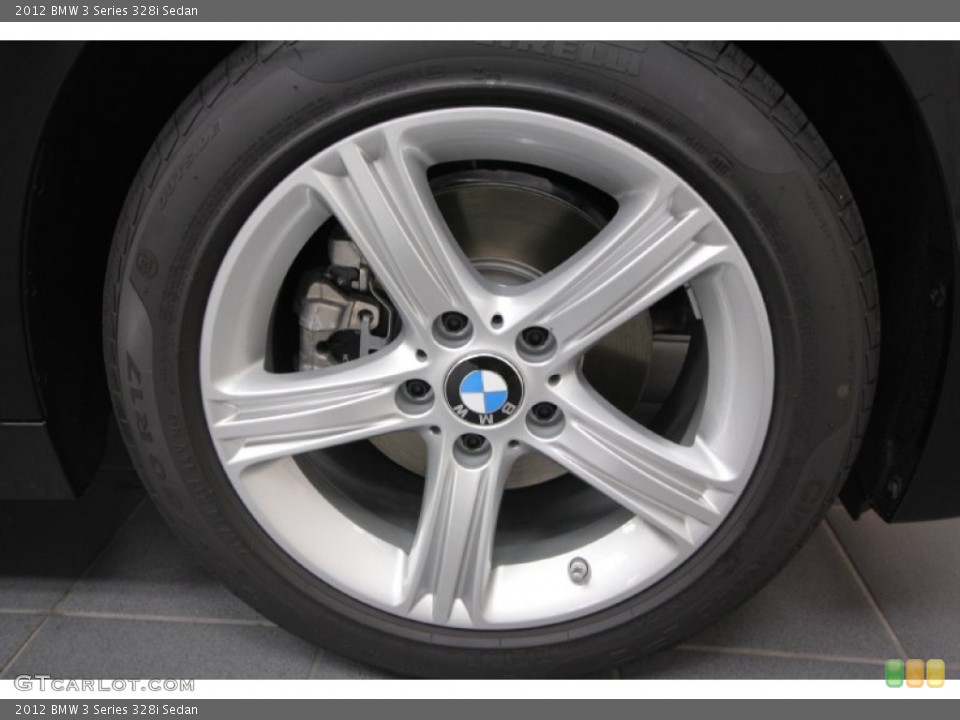 2012 BMW 3 Series 328i Sedan Wheel and Tire Photo #61846512
