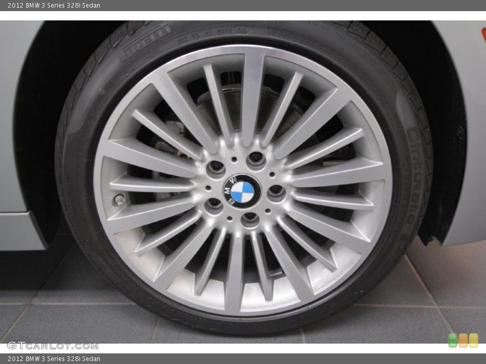 2012 BMW 3 Series 328i Sedan Wheel and Tire Photo #61846756