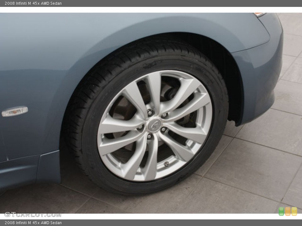 2008 Infiniti M 45x AWD Sedan Wheel and Tire Photo #61847670