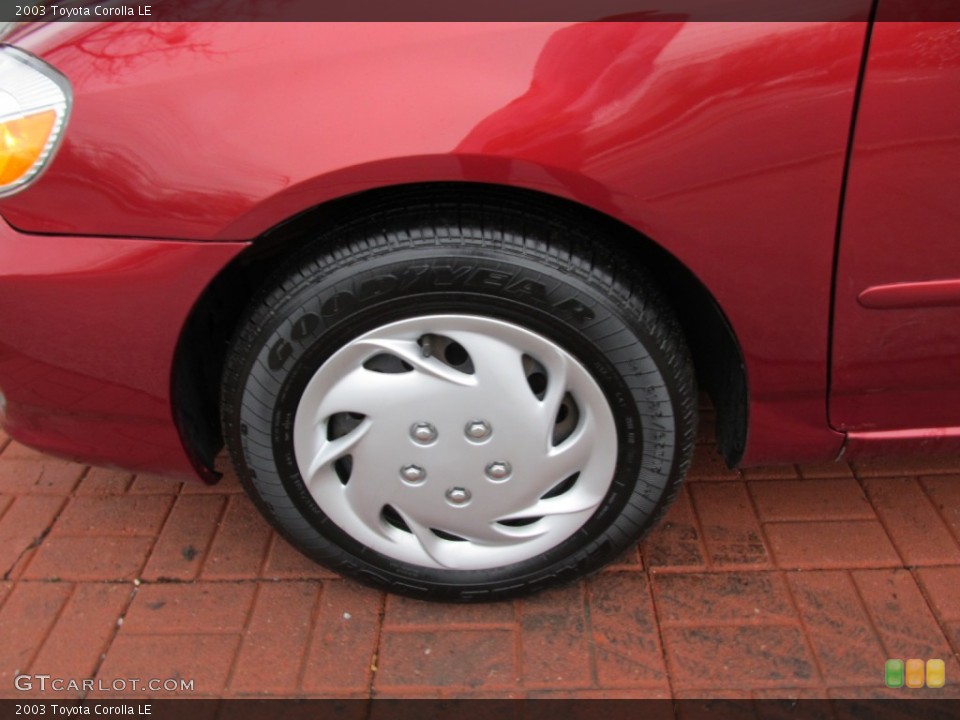 2003 Toyota Corolla LE Wheel and Tire Photo #61851015