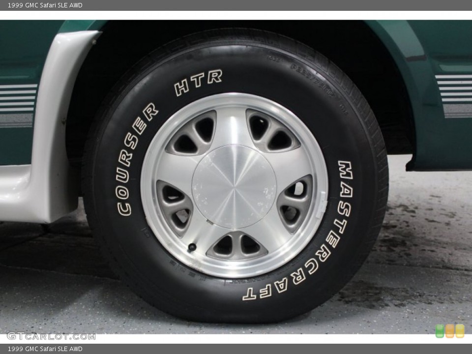 1999 GMC Safari SLE AWD Wheel and Tire Photo #61854873