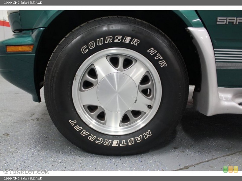 1999 GMC Safari SLE AWD Wheel and Tire Photo #61854909