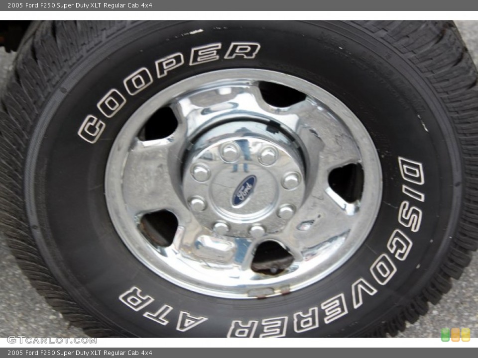 2005 Ford F250 Super Duty XLT Regular Cab 4x4 Wheel and Tire Photo #61860465