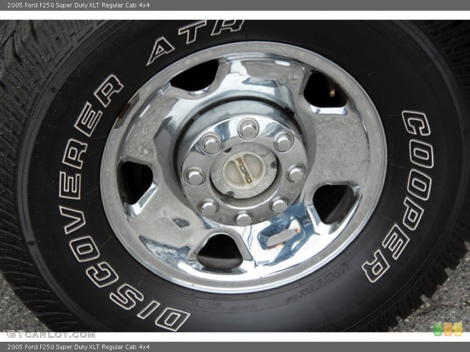 2005 Ford F250 Super Duty XLT Regular Cab 4x4 Wheel and Tire Photo #61860474