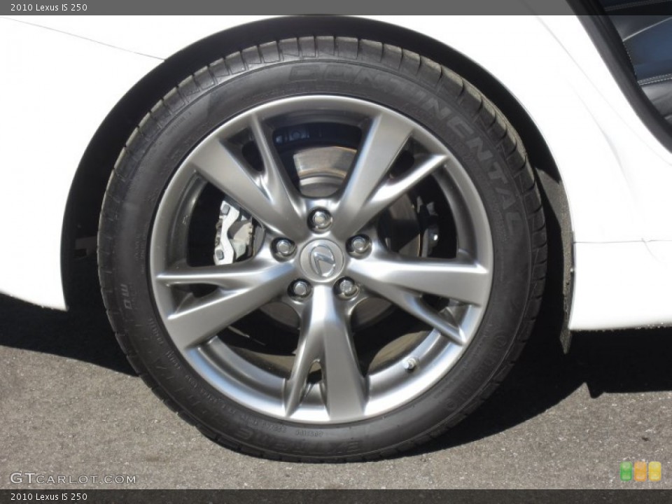 2010 Lexus IS 250 Wheel and Tire Photo #61876565