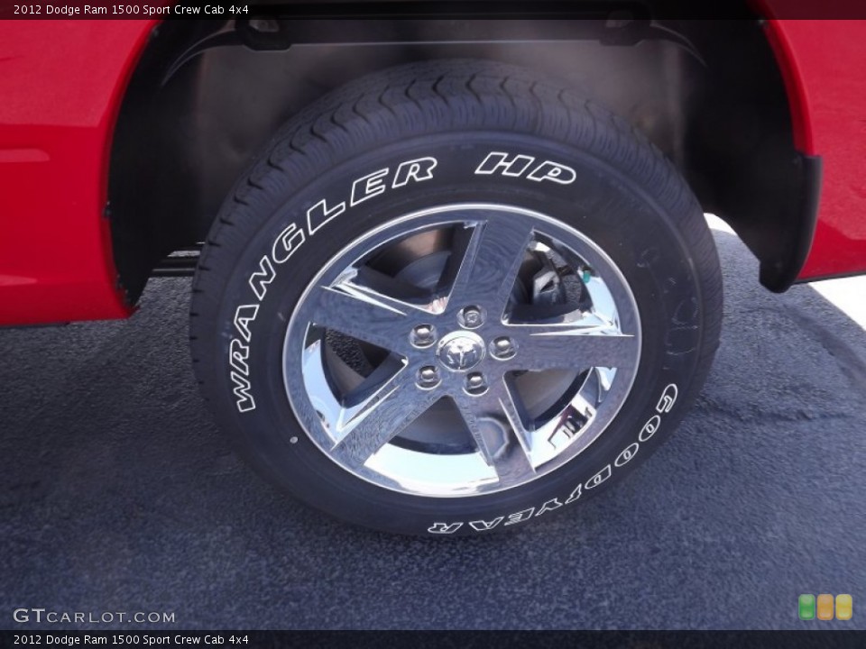 2012 Dodge Ram 1500 Sport Crew Cab 4x4 Wheel and Tire Photo #61886421