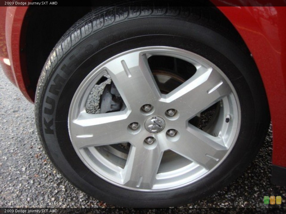 2009 Dodge Journey SXT AWD Wheel and Tire Photo #61892115