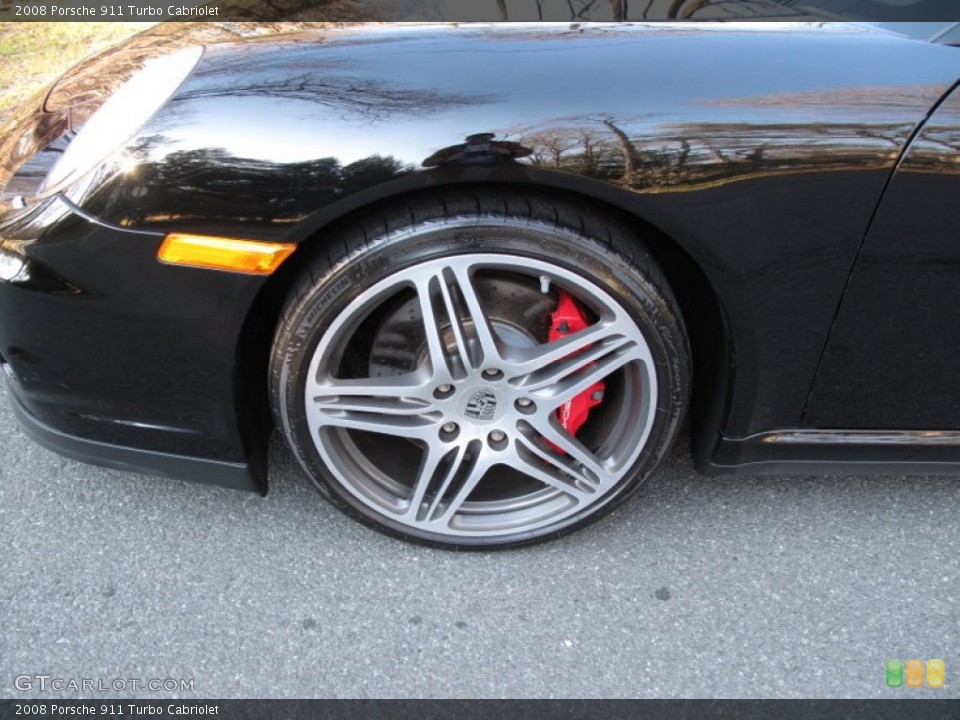 2008 Porsche 911 Turbo Cabriolet Wheel and Tire Photo #61892511