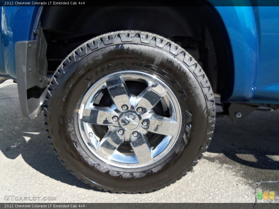 2012 Chevrolet Colorado LT Extended Cab 4x4 Wheel and Tire Photo #61893876
