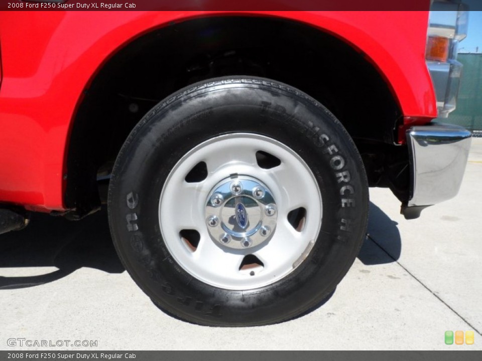 2008 Ford F250 Super Duty XL Regular Cab Wheel and Tire Photo #61900188