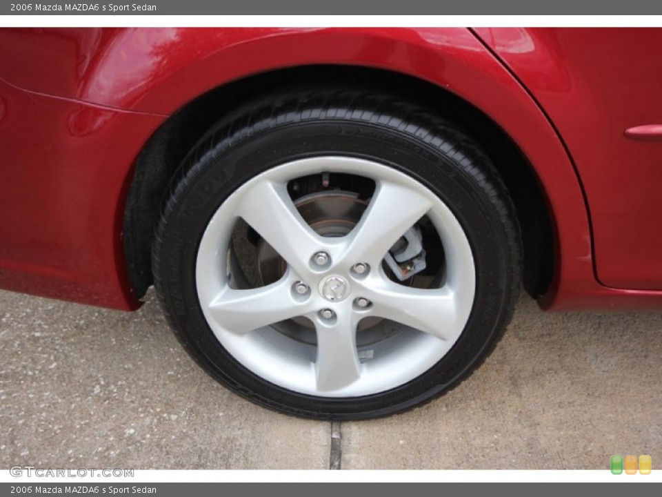 2006 Mazda MAZDA6 s Sport Sedan Wheel and Tire Photo #61913338