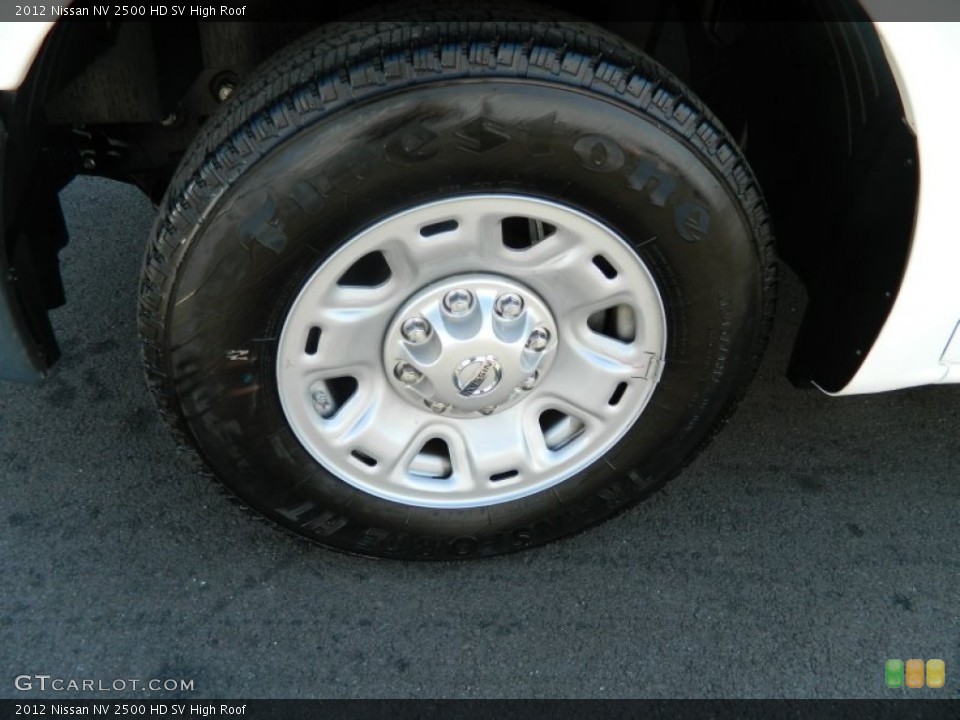 2012 Nissan NV 2500 HD SV High Roof Wheel and Tire Photo #61916704