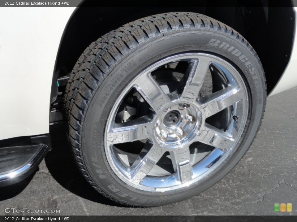 2012 Cadillac Escalade Hybrid 4WD Wheel and Tire Photo #61921804