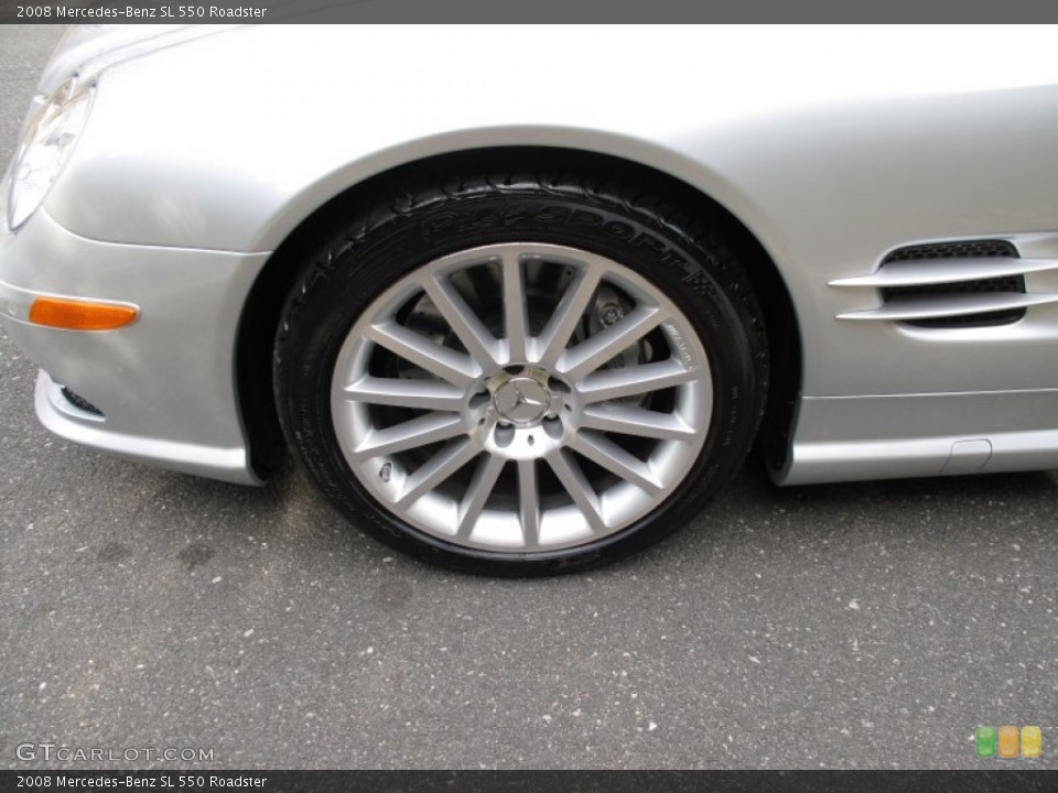 2008 Mercedes-Benz SL 550 Roadster Wheel and Tire Photo #61929427