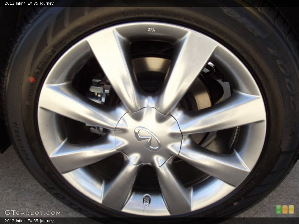 2012 Infiniti EX 35 Journey Wheel and Tire Photo #61934708