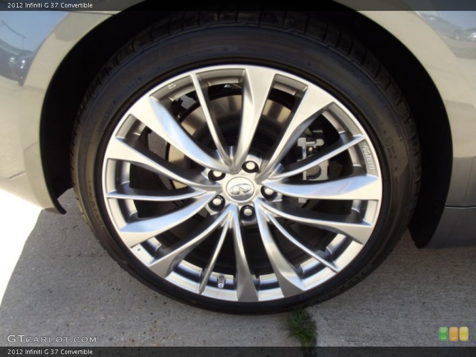 2012 Infiniti G 37 Convertible Wheel and Tire Photo #61934942