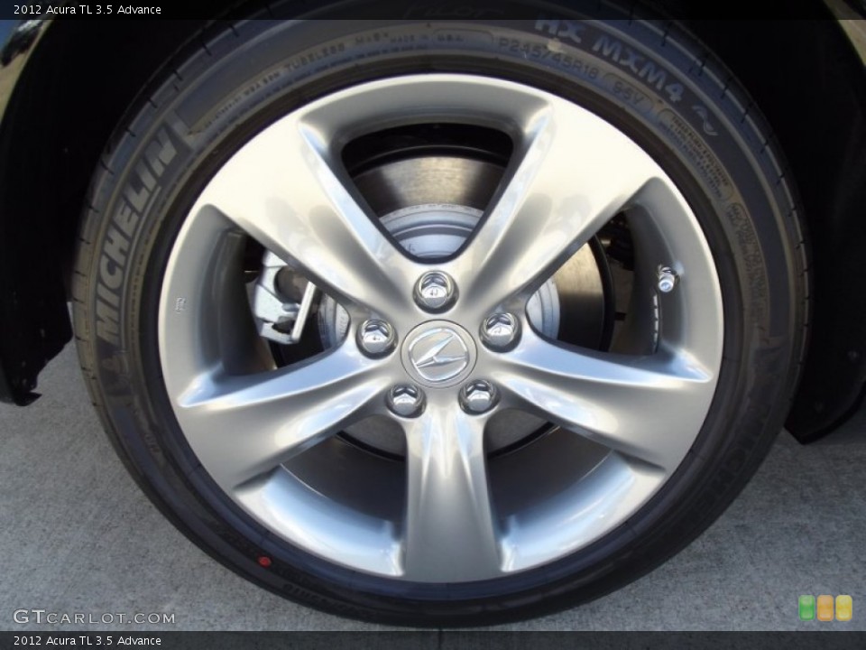 2012 Acura TL 3.5 Advance Wheel and Tire Photo #61935524