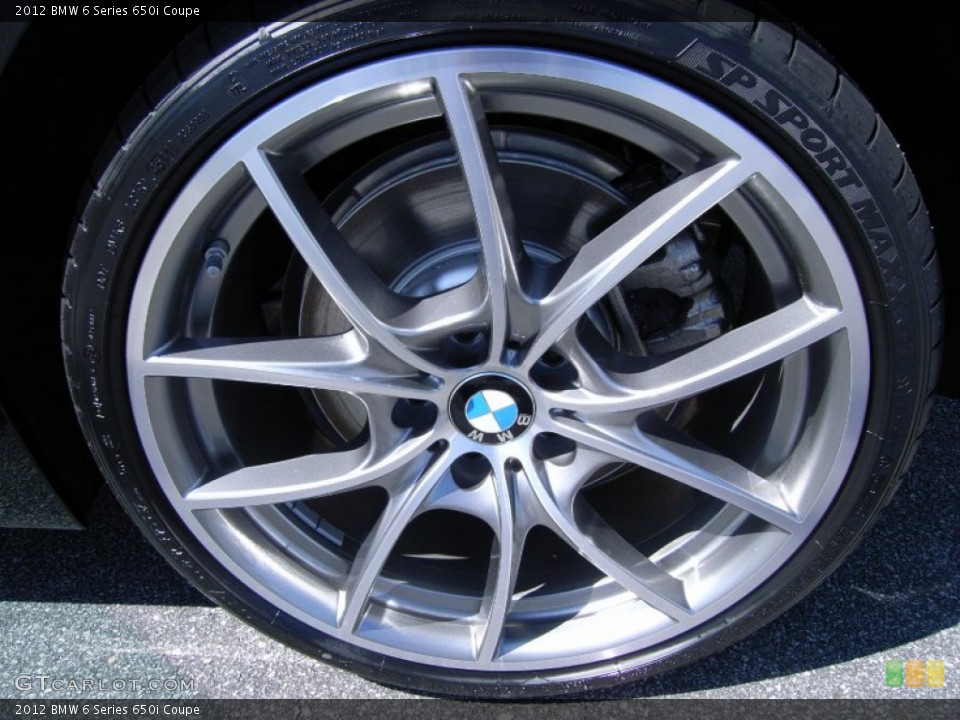 2012 BMW 6 Series 650i Coupe Wheel and Tire Photo #61936952