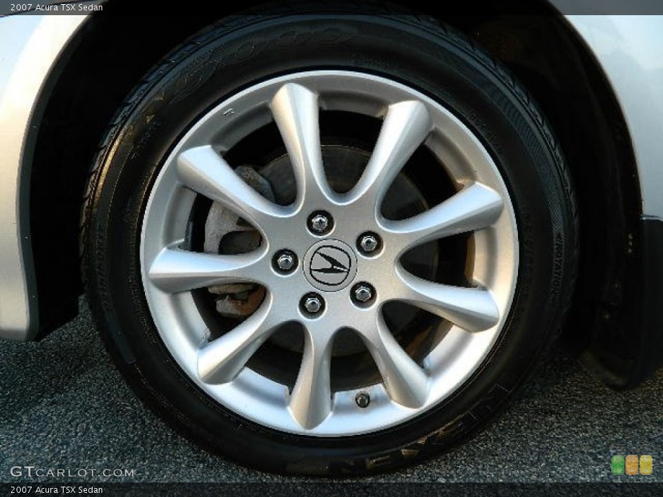 2007 Acura TSX Sedan Wheel and Tire Photo #61937465
