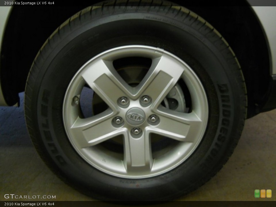 2010 Kia Sportage LX V6 4x4 Wheel and Tire Photo #61944485