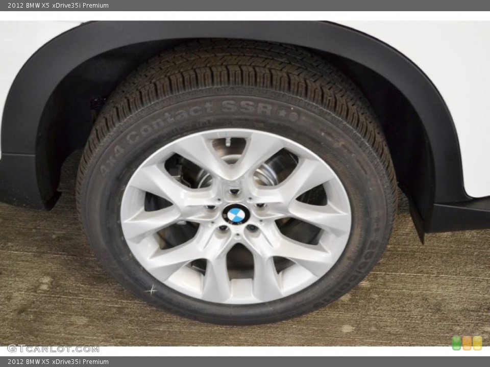 2012 BMW X5 xDrive35i Premium Wheel and Tire Photo #61944995