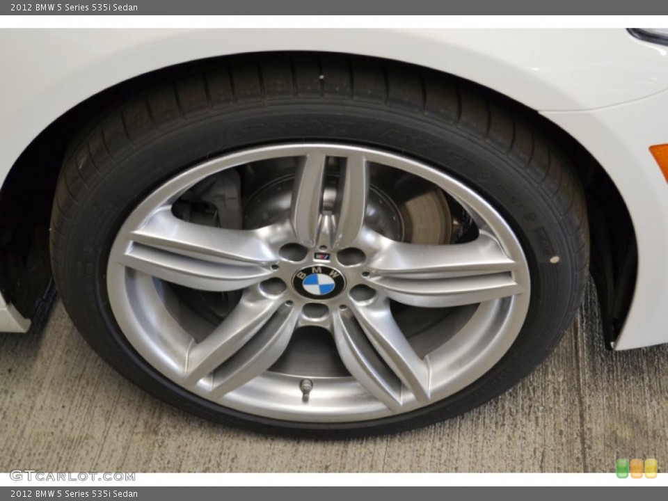 2012 BMW 5 Series 535i Sedan Wheel and Tire Photo #61946360