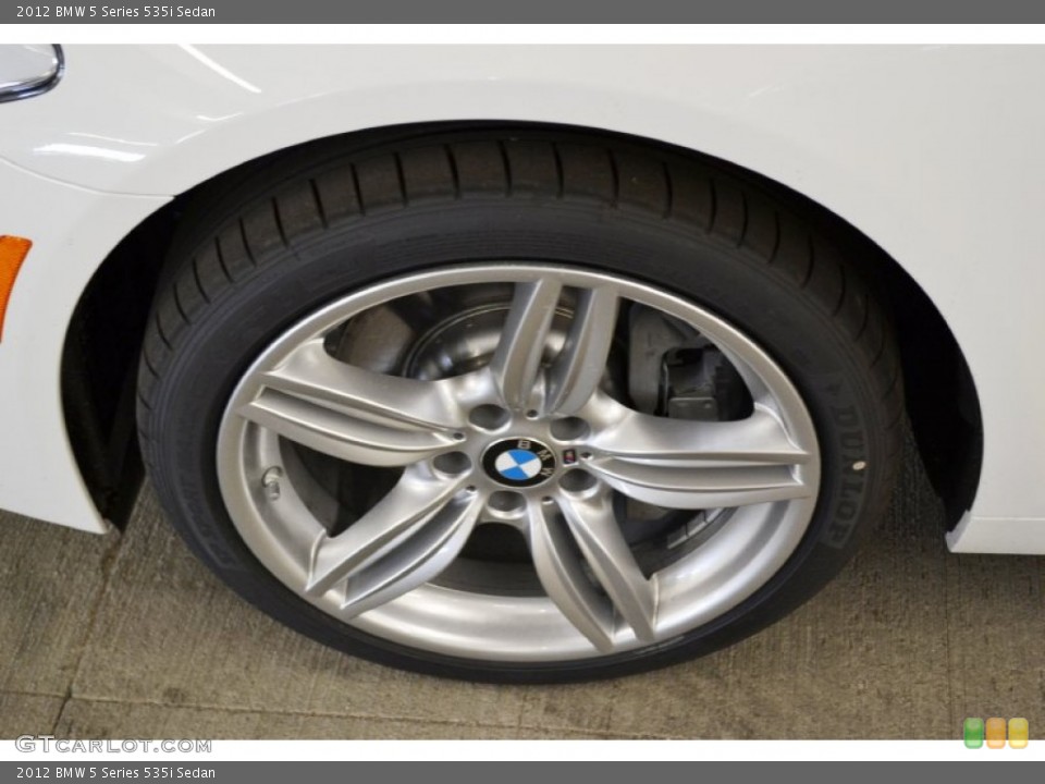 2012 BMW 5 Series 535i Sedan Wheel and Tire Photo #61946417