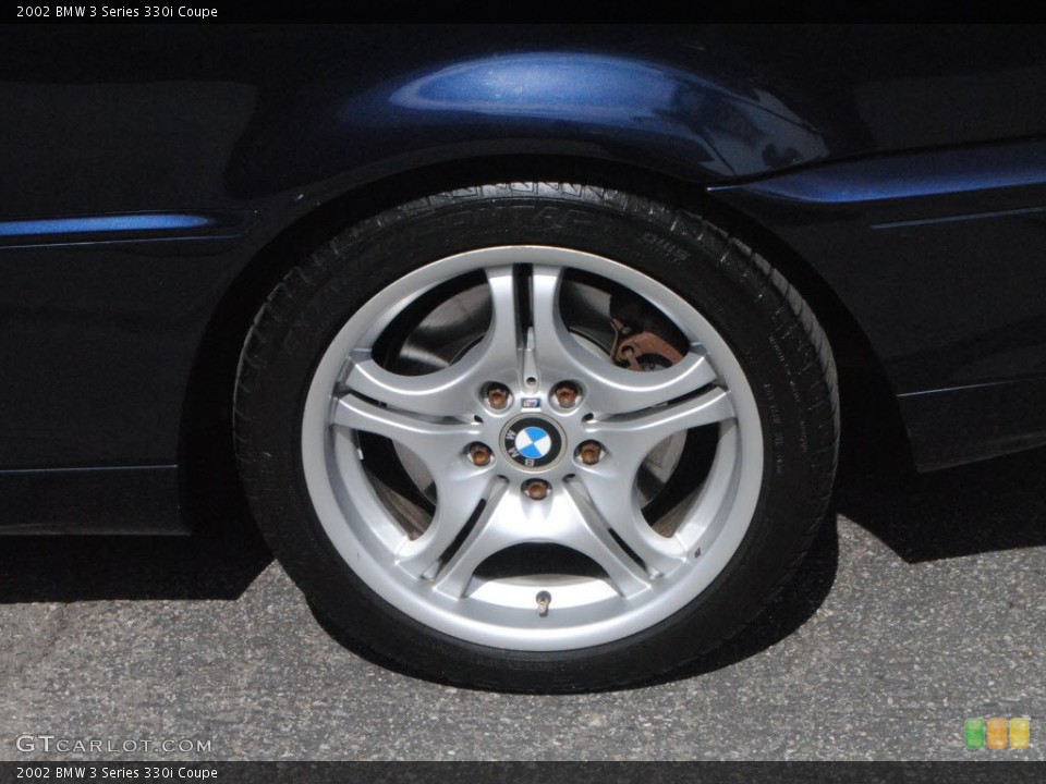 2002 BMW 3 Series 330i Coupe Wheel and Tire Photo #61948790