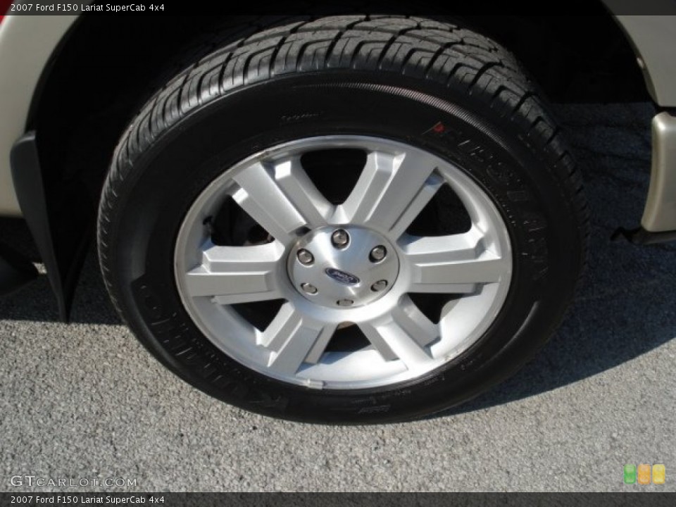 2007 Ford F150 Lariat SuperCab 4x4 Wheel and Tire Photo #61962986