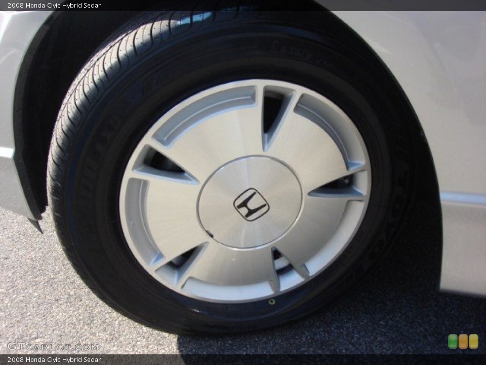 2008 Honda Civic Hybrid Sedan Wheel and Tire Photo #61974639
