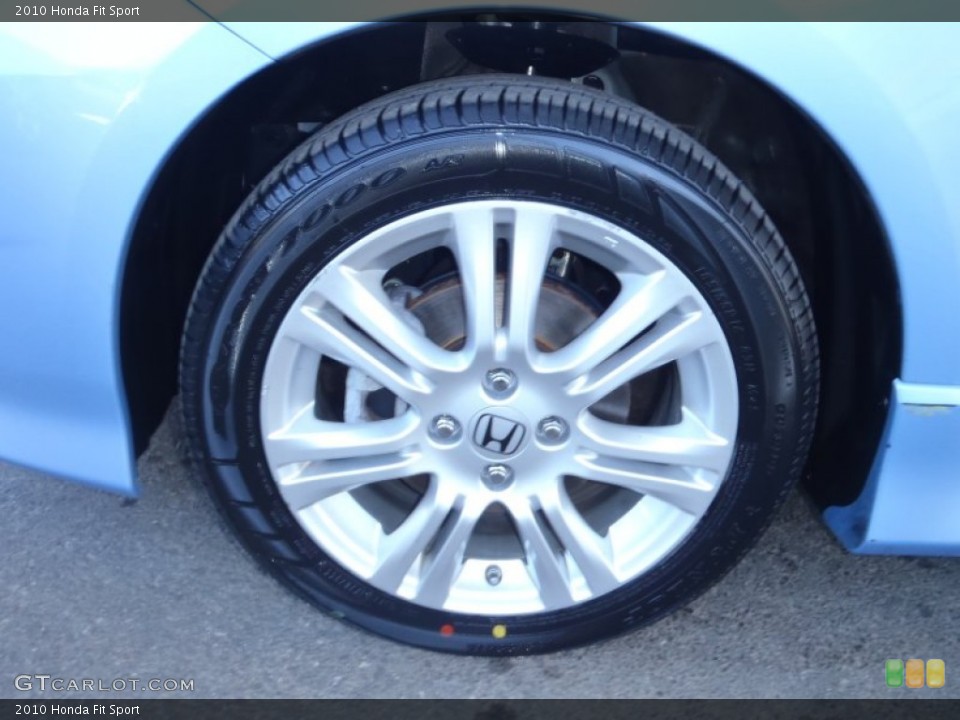 2010 Honda Fit Sport Wheel and Tire Photo #61981320