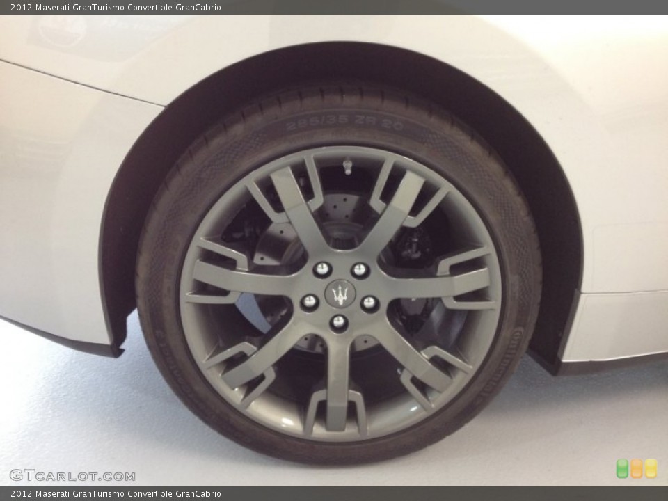 2012 Maserati GranTurismo Convertible GranCabrio Wheel and Tire Photo #61996335