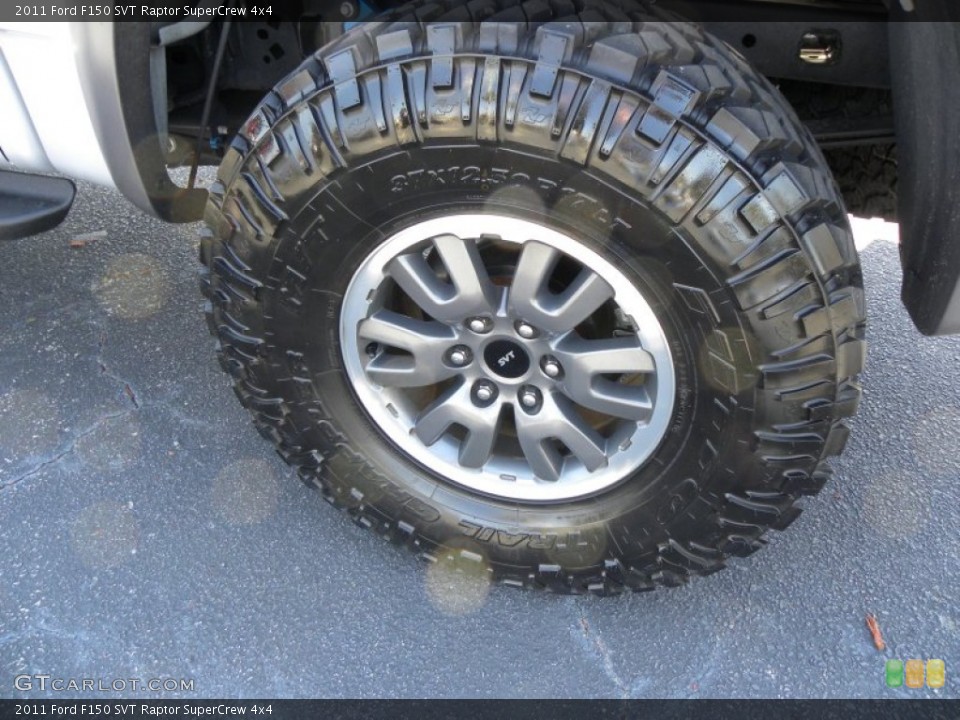 2011 Ford F150 SVT Raptor SuperCrew 4x4 Wheel and Tire Photo #61997829