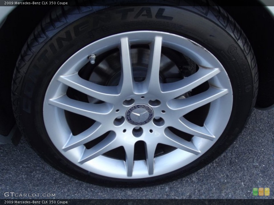 2009 Mercedes-Benz CLK 350 Coupe Wheel and Tire Photo #62008917