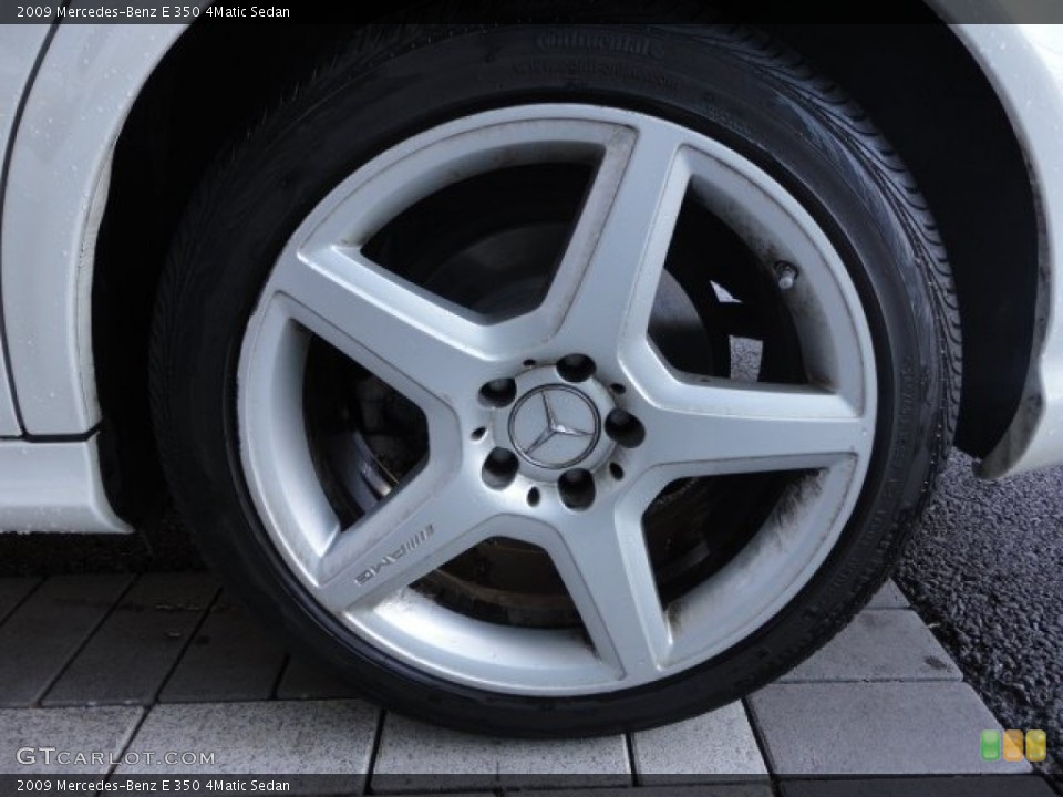 2009 Mercedes-Benz E 350 4Matic Sedan Wheel and Tire Photo #62012423