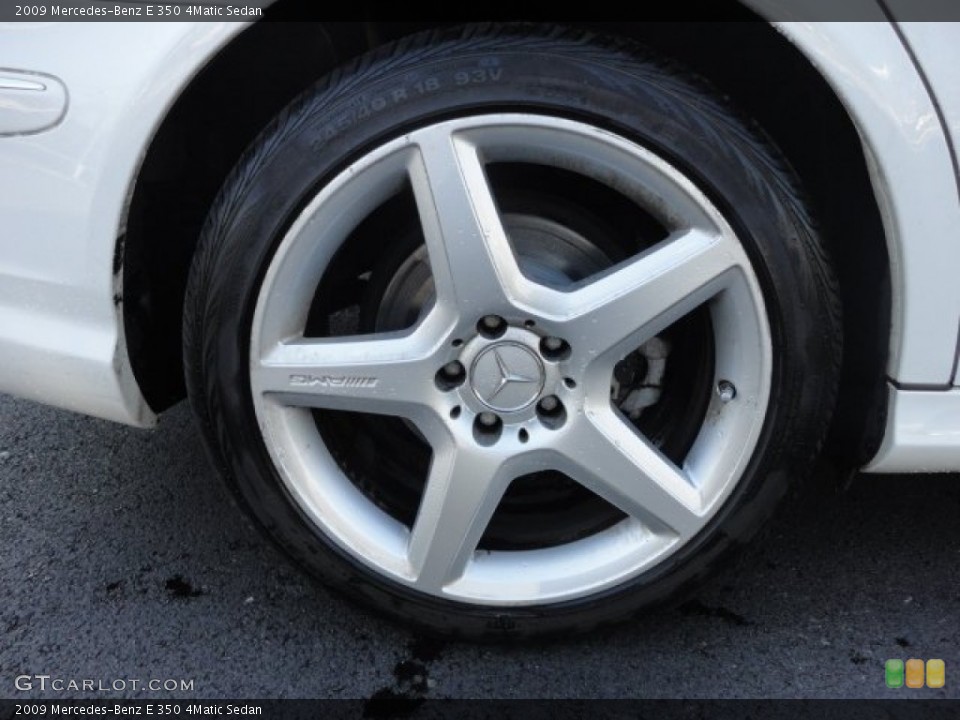 2009 Mercedes-Benz E 350 4Matic Sedan Wheel and Tire Photo #62012459