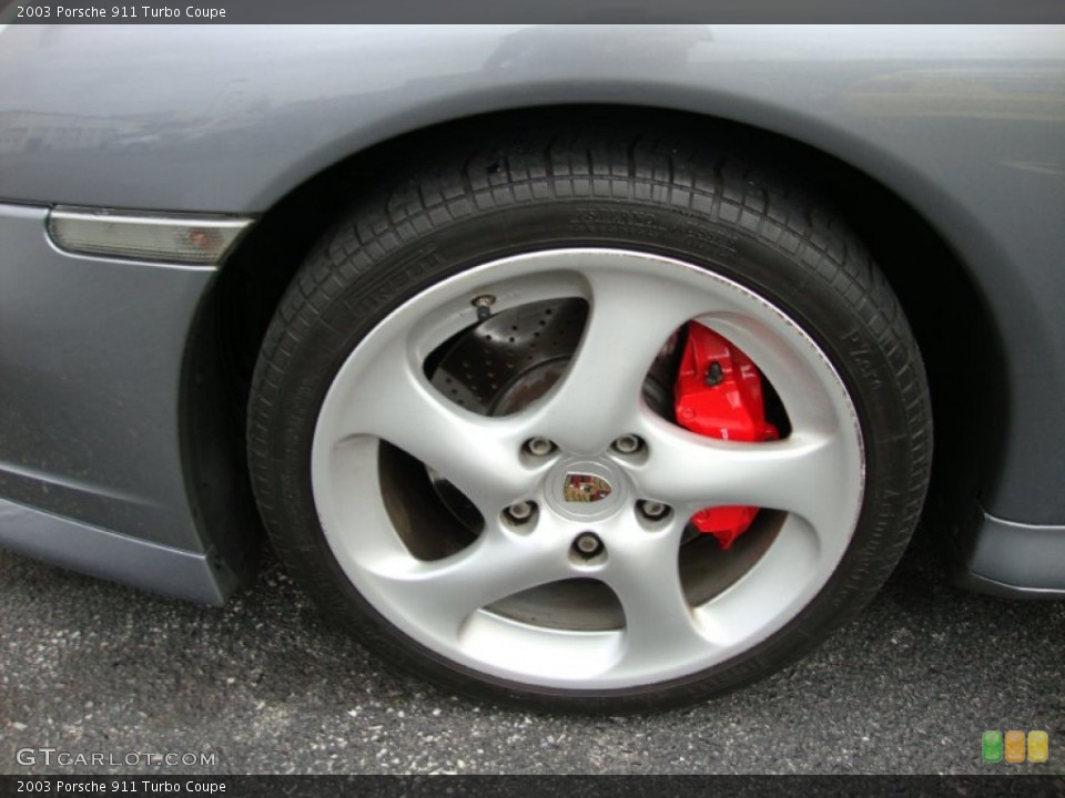 2003 Porsche 911 Turbo Coupe Wheel and Tire Photo #62014998