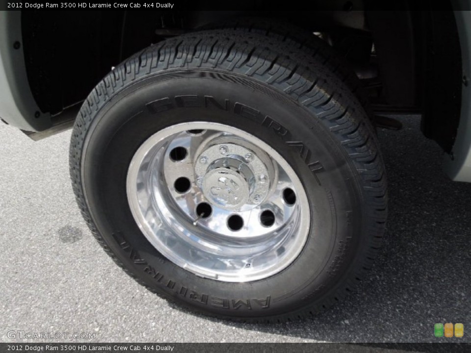 2012 Dodge Ram 3500 HD Laramie Crew Cab 4x4 Dually Wheel and Tire Photo #62017944
