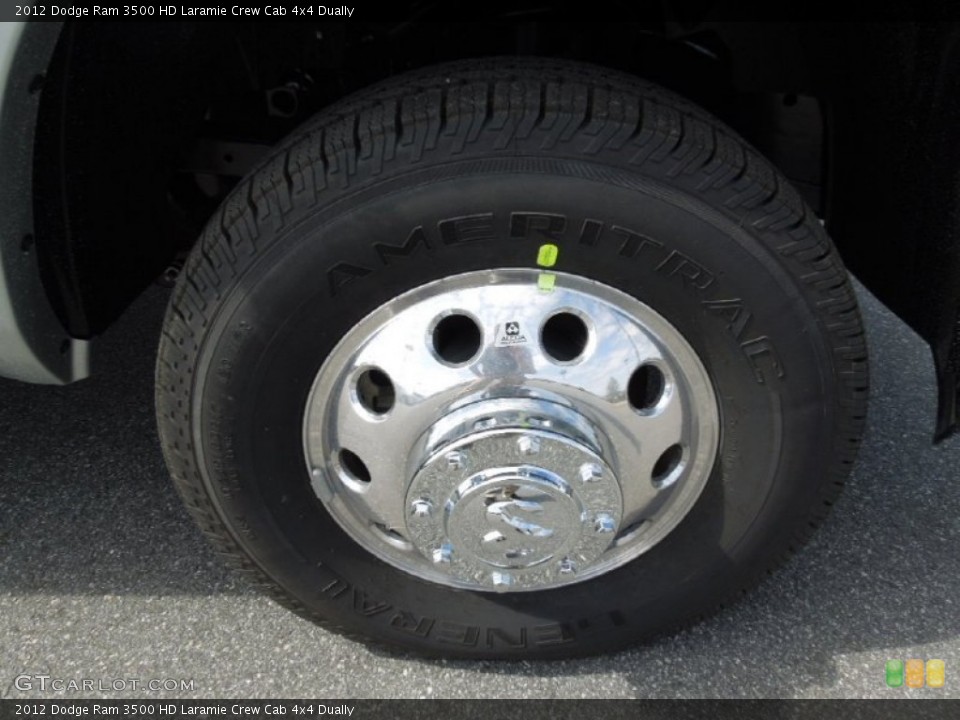 2012 Dodge Ram 3500 HD Laramie Crew Cab 4x4 Dually Wheel and Tire Photo #62018463