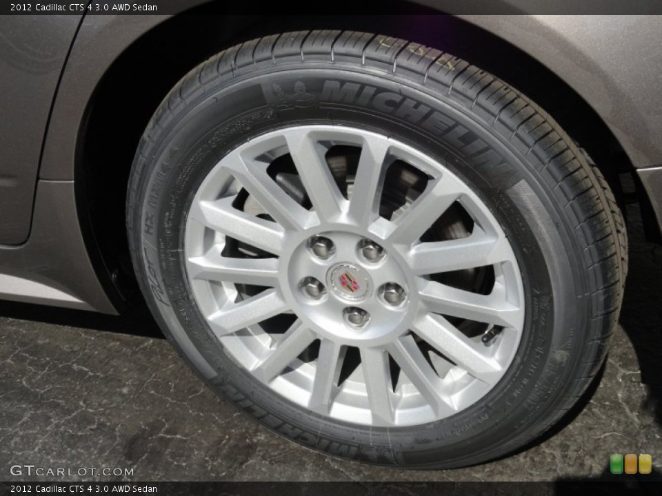2012 Cadillac CTS 4 3.0 AWD Sedan Wheel and Tire Photo #62042472