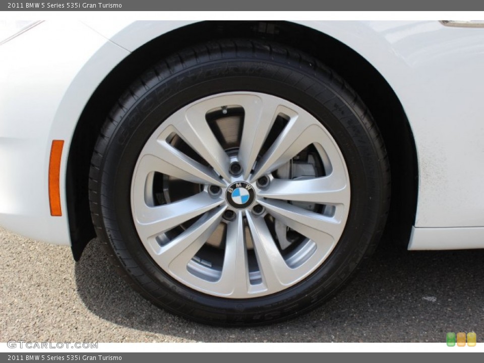2011 BMW 5 Series 535i Gran Turismo Wheel and Tire Photo #62051115