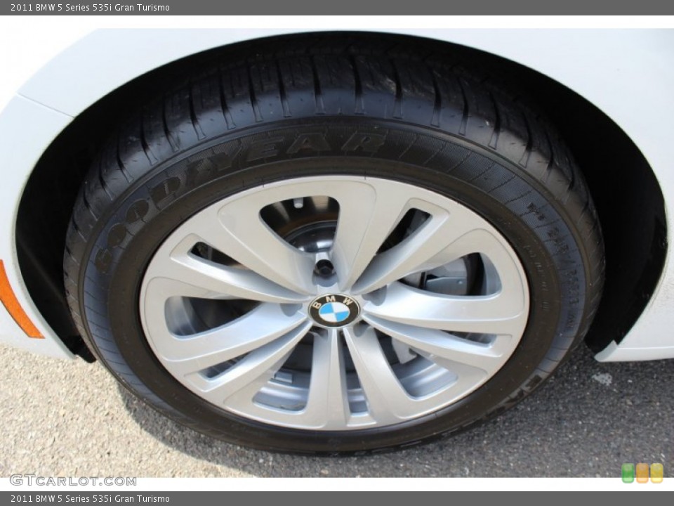 2011 BMW 5 Series 535i Gran Turismo Wheel and Tire Photo #62051121