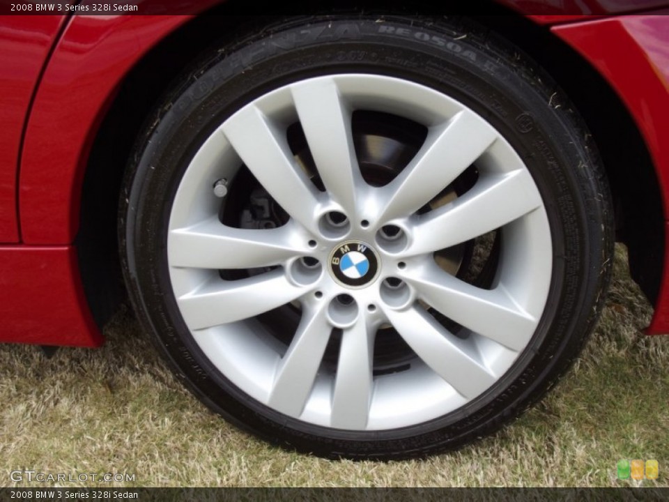2008 BMW 3 Series 328i Sedan Wheel and Tire Photo #62054762