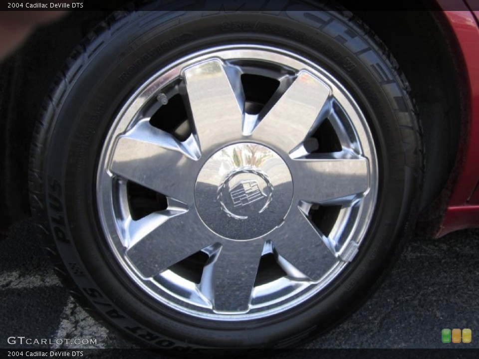 2004 Cadillac DeVille DTS Wheel and Tire Photo #62059179